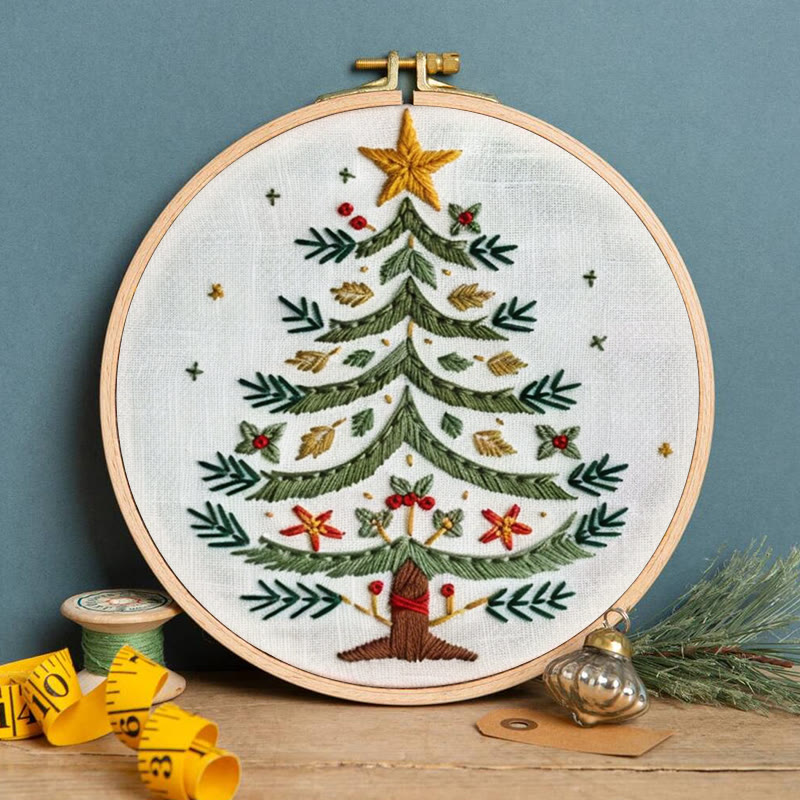 Rubbyoo Embroidery Kit- Christmas Elements Tree 2 - image 5
