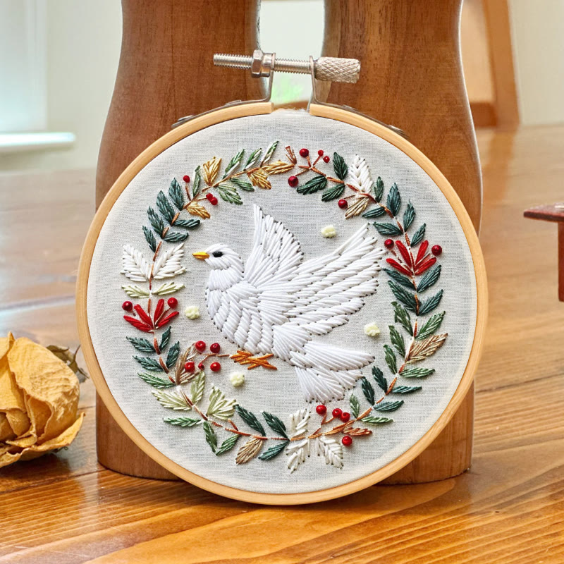 Rubbyoo Embroidery Kit- Dove Of Peace - image 7