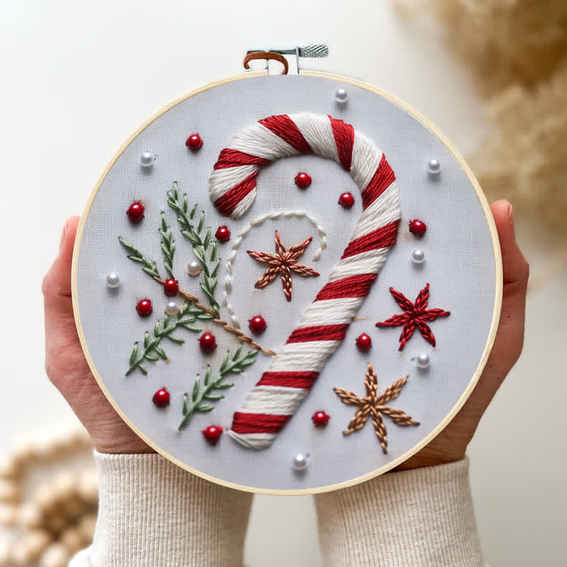 Rubbyoo Embroidery Kit -"Magnificent Mini - Candy Cane" - image 6