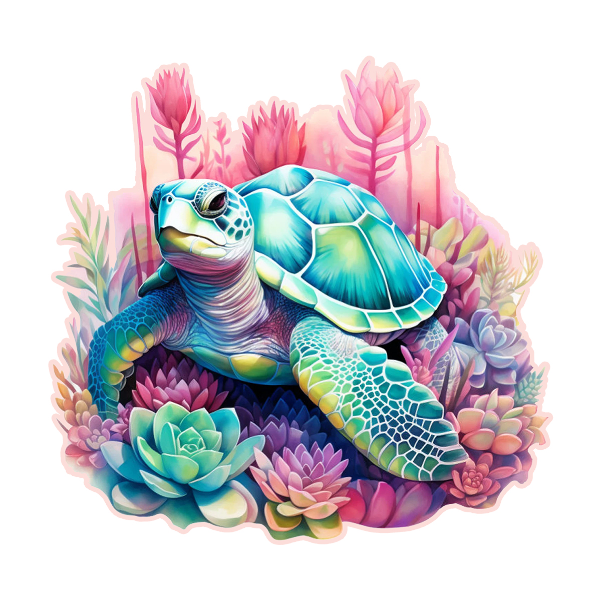 Rubbyoo turtle -1 Wooden Jigsaw Puzzle