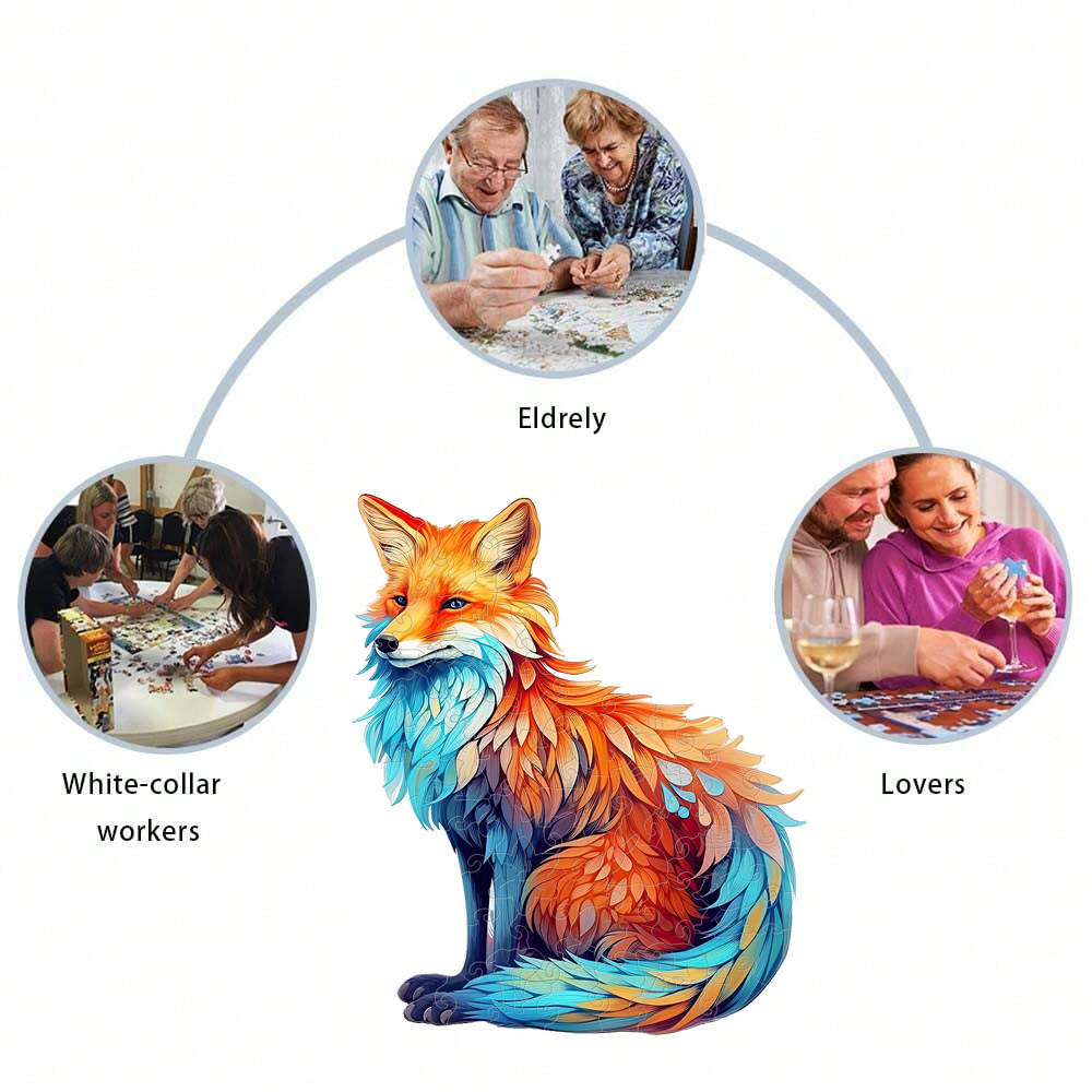 Fox- Wooden Jigsaw Puzzle