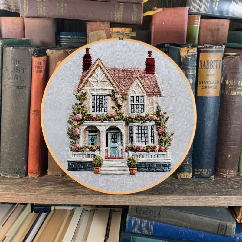 Rubbyoo Embroidery Kit - Dream House | Handmade Stitch Art | Wall Hanging Decor - image 5