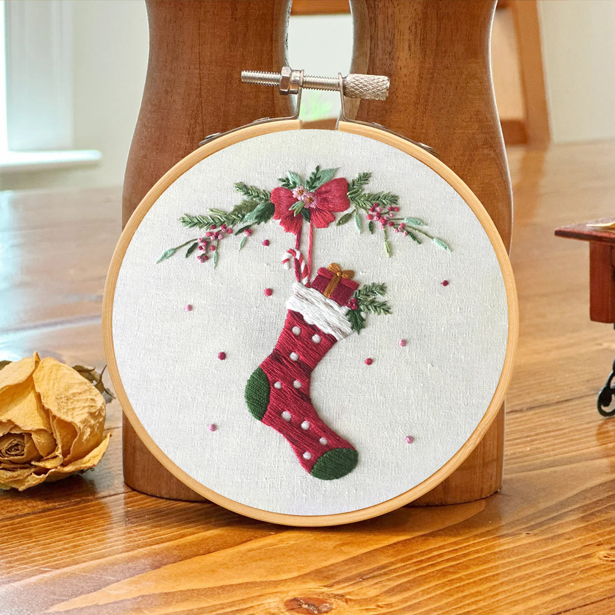 Rubbyoo Embroidery Kit -Christmas Sock  - image 7