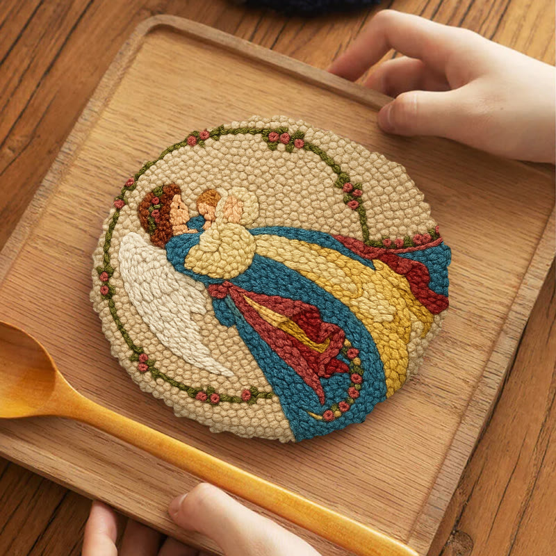 Birth Of Jesus Punch Needle Kit - Bible Wall Art | Holy Christmas Decor - image 6