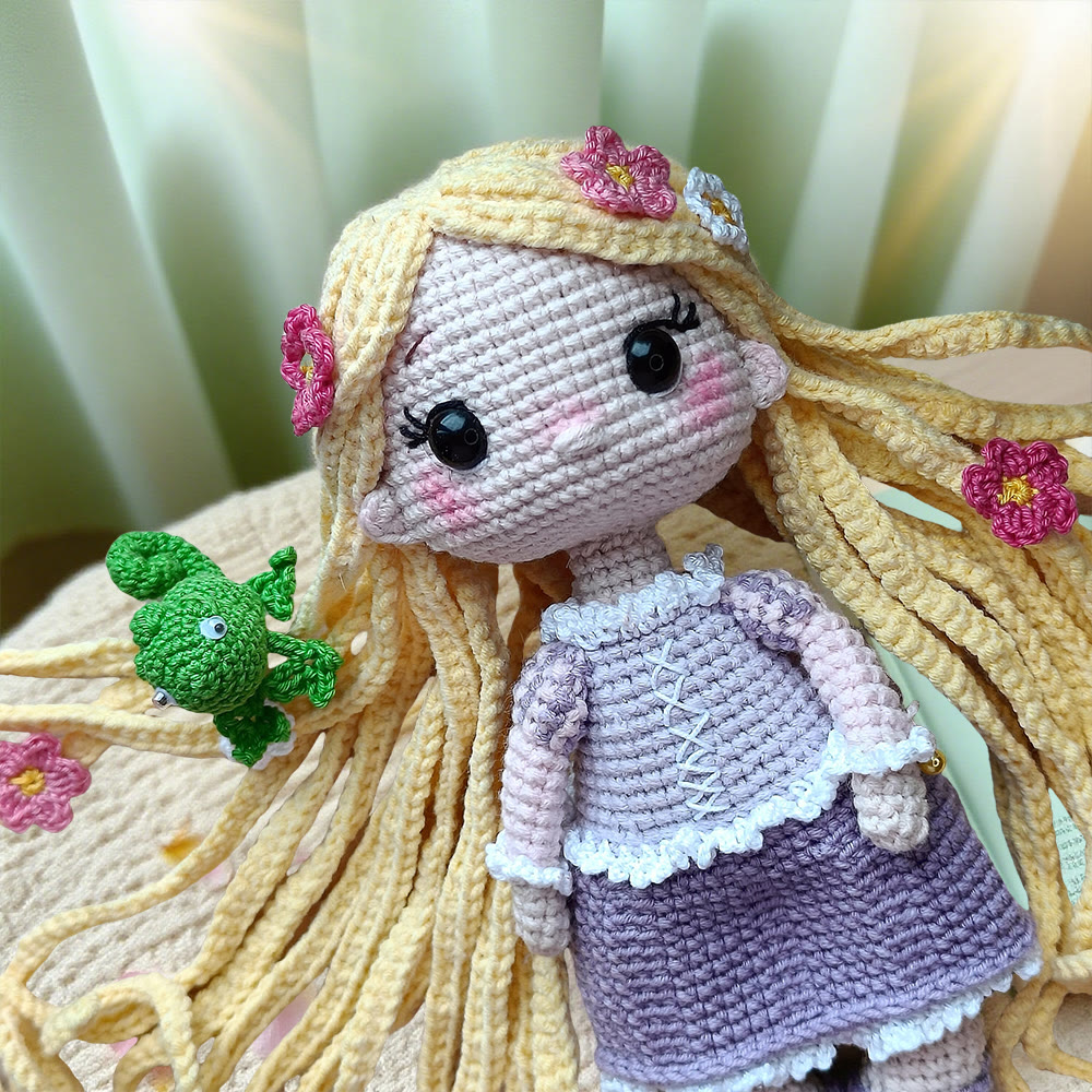 Diy Handmade Beautiful Princess Crochet Kit - Handmade Crocheted Doll | Unique Fashion Pendants - image 5