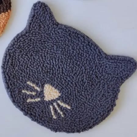 Punch Needle Cat Series Coaster Kits - Cat Lovers Birthday Gift | Diy Fridge Magnets | Perfect For Home Decor - Q  - image 15