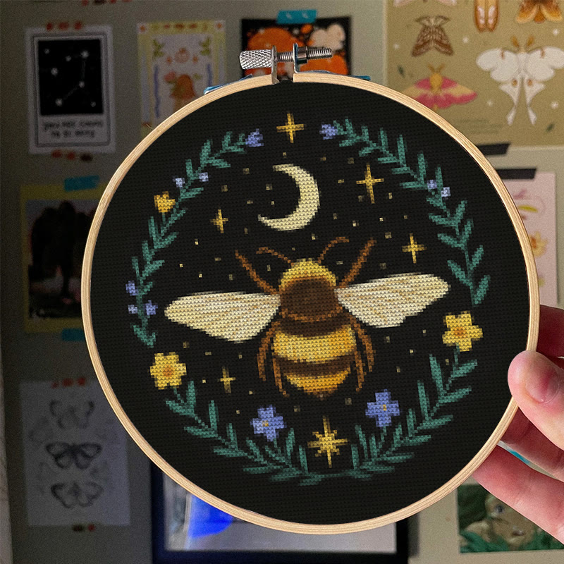  Cross Stitch Kit - Bumblebee | Insects Handmade Needlework | Perfect For Home Decor - image 5