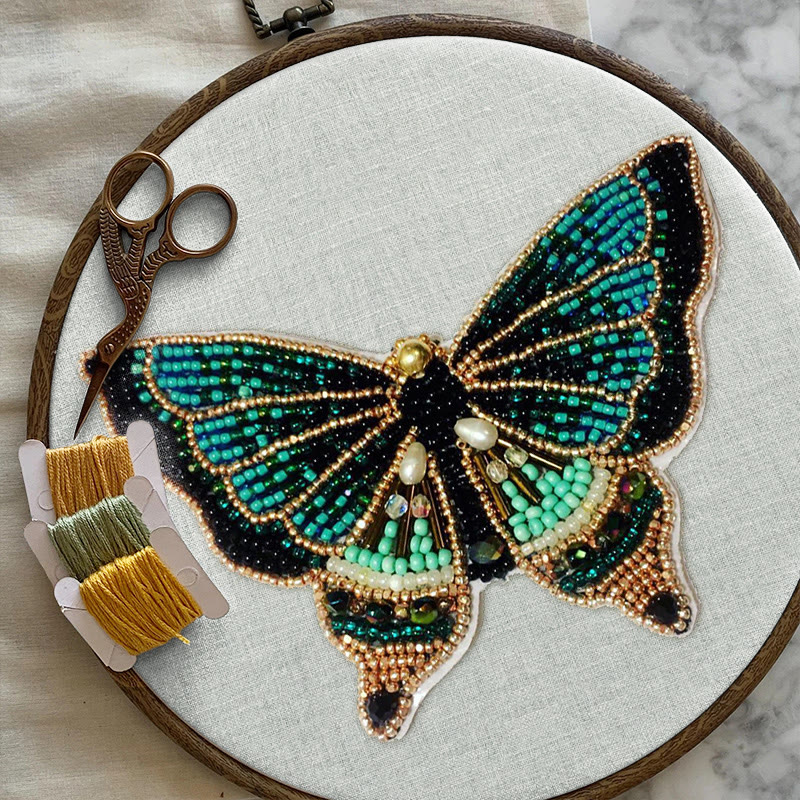 Rubbyoo Bead Embroidery Kit - Exquisite Butterfly | Diy Animal Craft | Unique Gift For Her - image 8