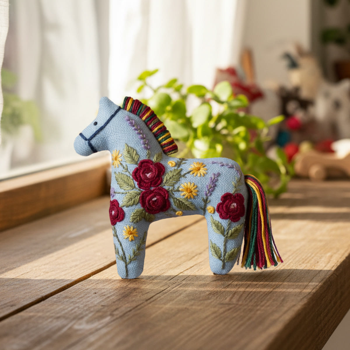Rubbyoo Horse Embroidery Kit - Charming Flower | Zodiac Animal Ornament | Creative Handmade Craft - image 8