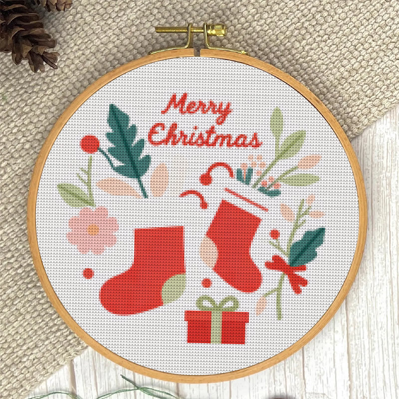  Cross Stitch Kit - Marry Christmas | Holiday Celebration Gifts | Diy Needle Collection  - image 6