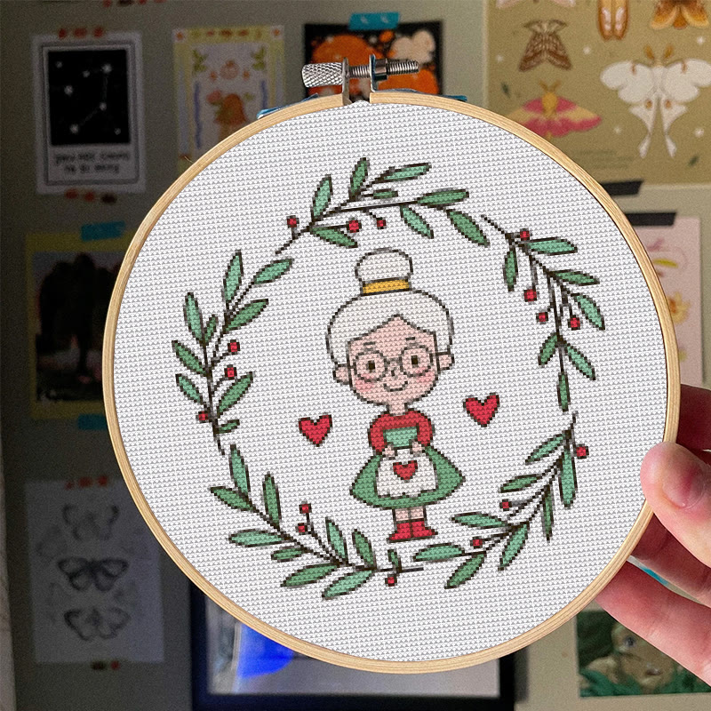  Cross Stitch Kit - Dear Grandma | Unique Handmade Craft | Perfect Birthday Gifts For Her - image 6