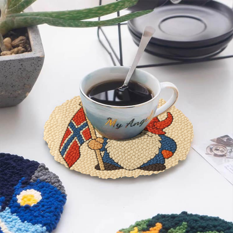 Patriot Gnome Punch Needle Kit - Diy Handmade Craft | Perfect Home Decor  - image 9