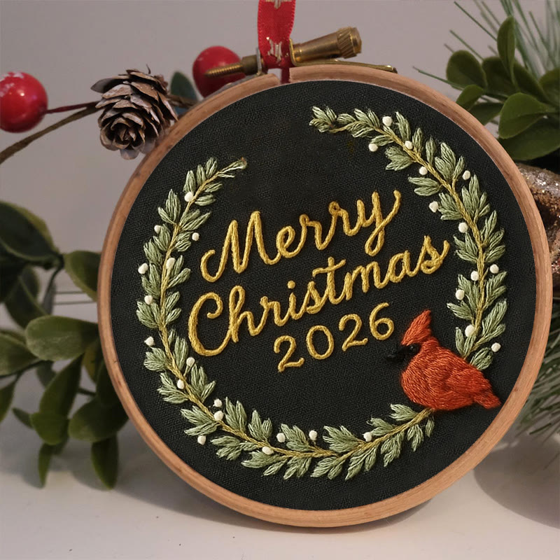 Rubbyoo Embroidery Kit - Marry Christmas Celebration | New Year Handicraft | Festive Hanging Decoration - image 5