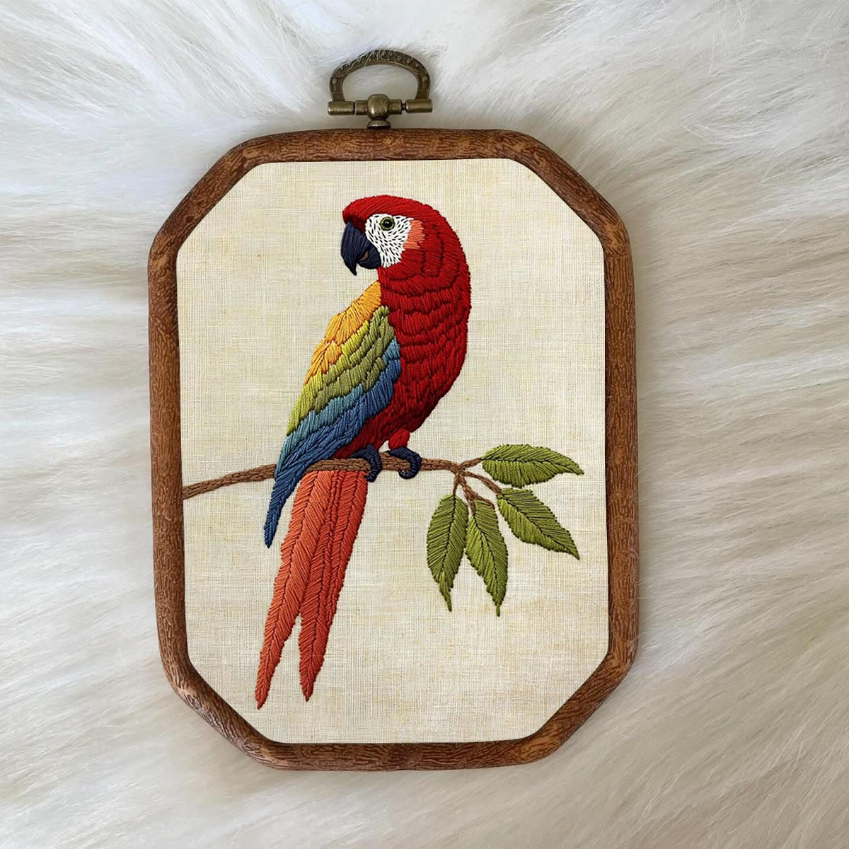 Rubbyoo Embroidery Kit- Red Bird Parrot 2 - image 8