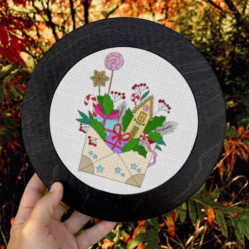  Cross Stitch Kit - New Year Envelope | Christmas Celebration Handicraft | Festival Home Decor - image 9