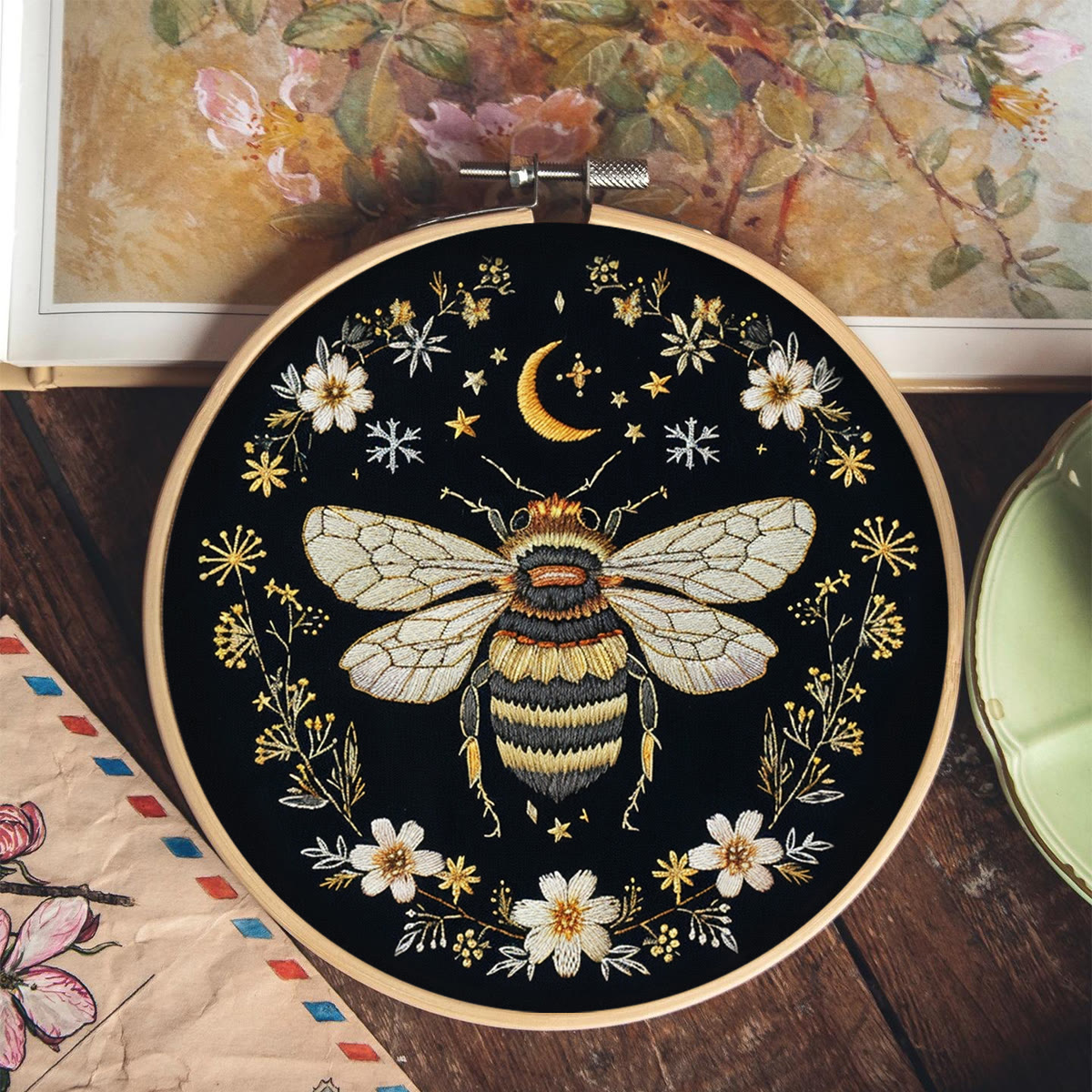 Rubbyoo Embroidery Kit- Magical Bee 2 - image 8