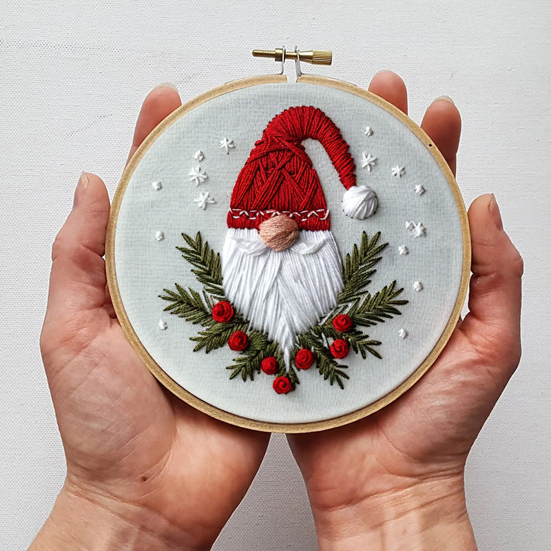 Rubbyoo Embroidery Kit-  Christmas Winter Gnome - image 7