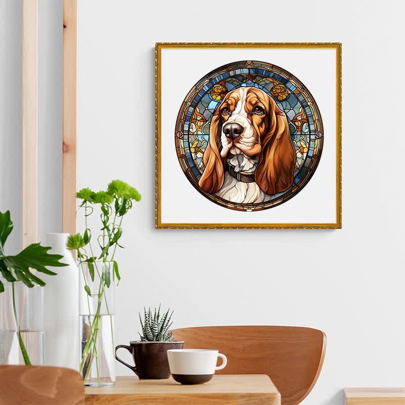 Basset Hound Dog - Wooden Jigsaw Puzzle