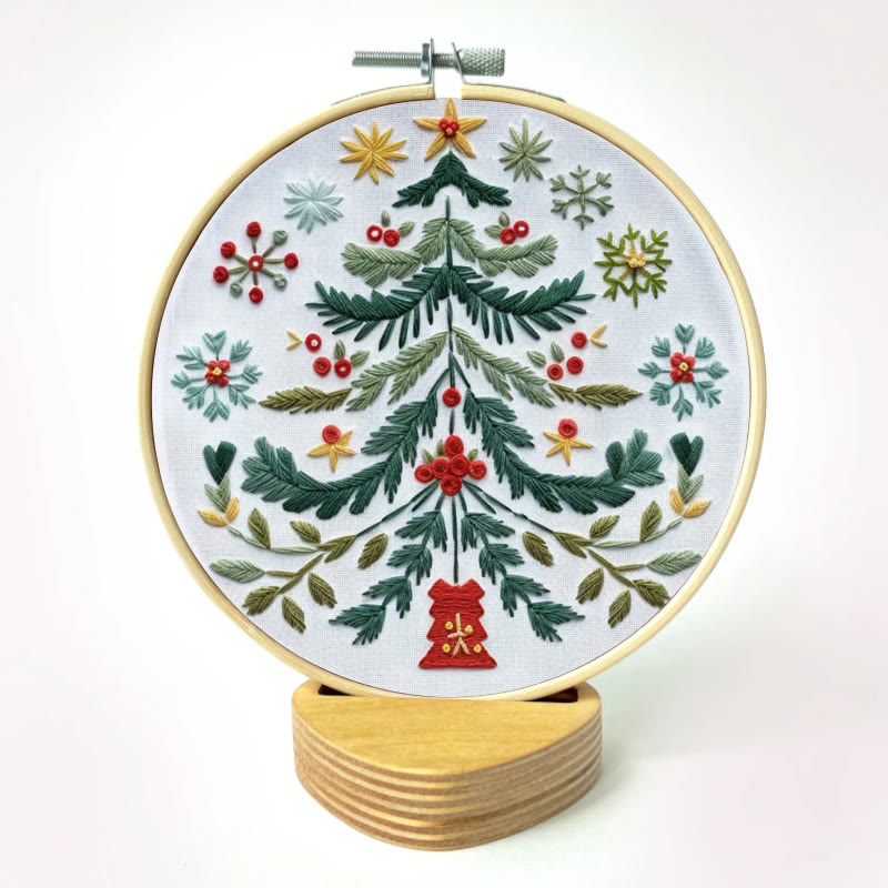 Rubbyoo Embroidery Kit - Christmas Tree | Handmade Festive Craft | Unique Christmas Gift - image 12