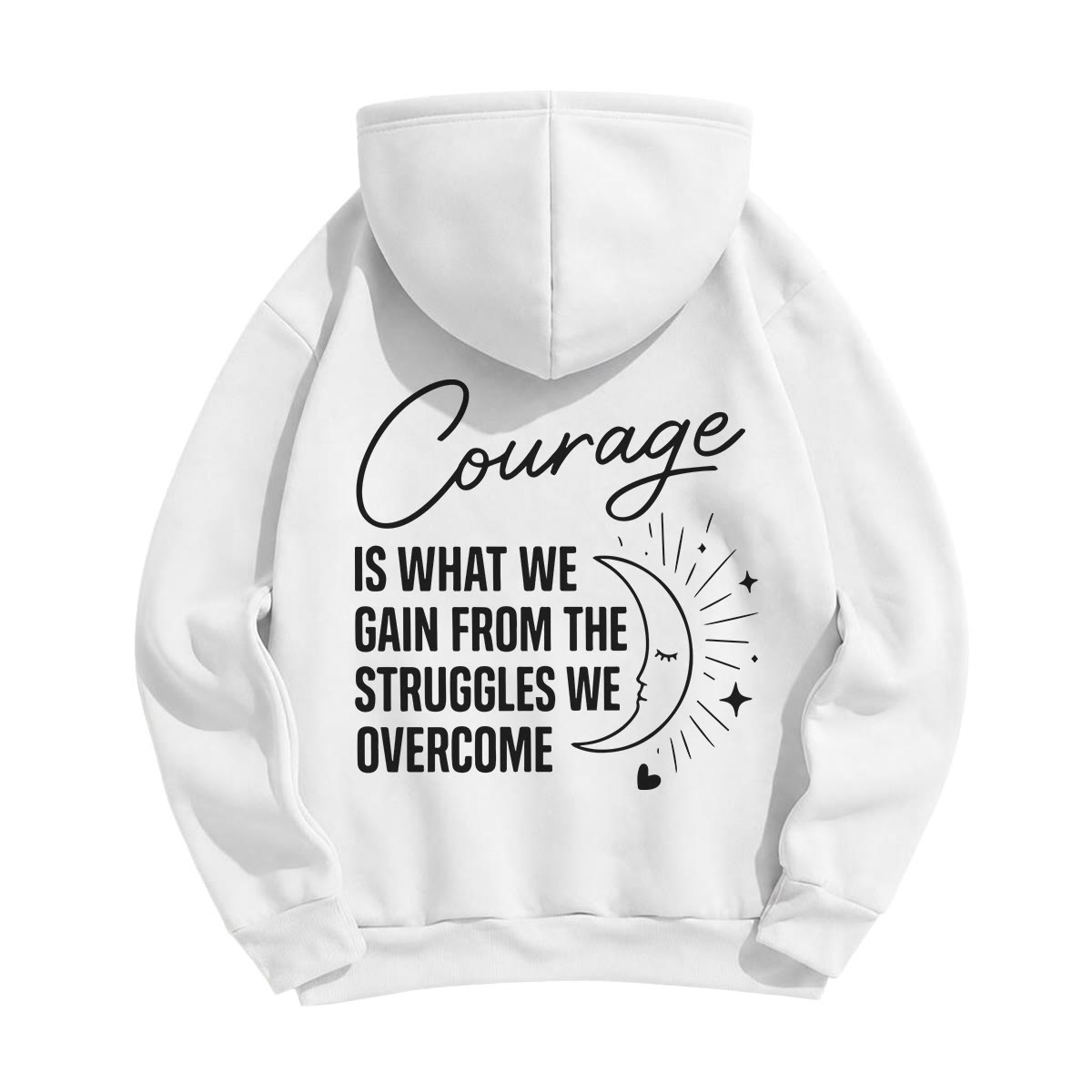 Rubbyoo Courage Is What We Gain From The Struggles Unisex Hoodie - image 6