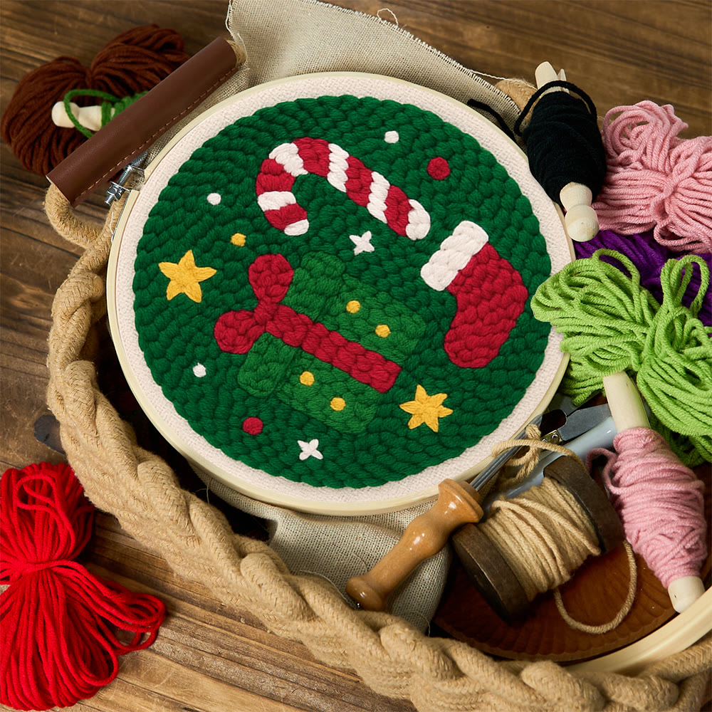 Christmas Festive Trinkets Punch Needle Kit – Newbie-friendly Handcraft | Joyful Holiday Home Decor - image 11