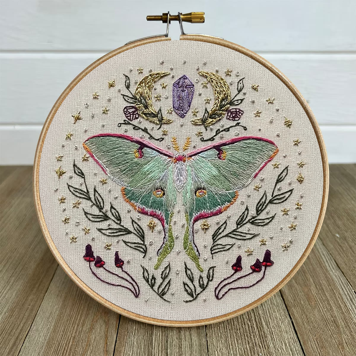 Rubbyoo Embroidery Kit - Luna Butterfly | Diy Art Handicraft | Insect Sewing Project  - image 8