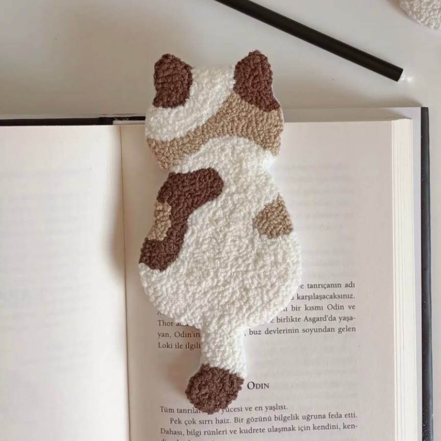 Punch Needle Cat Series Coaster Kits - Cat Lovers Birthday Gift | Diy Fridge Magnets | Perfect For Home Decor - K  - image 9