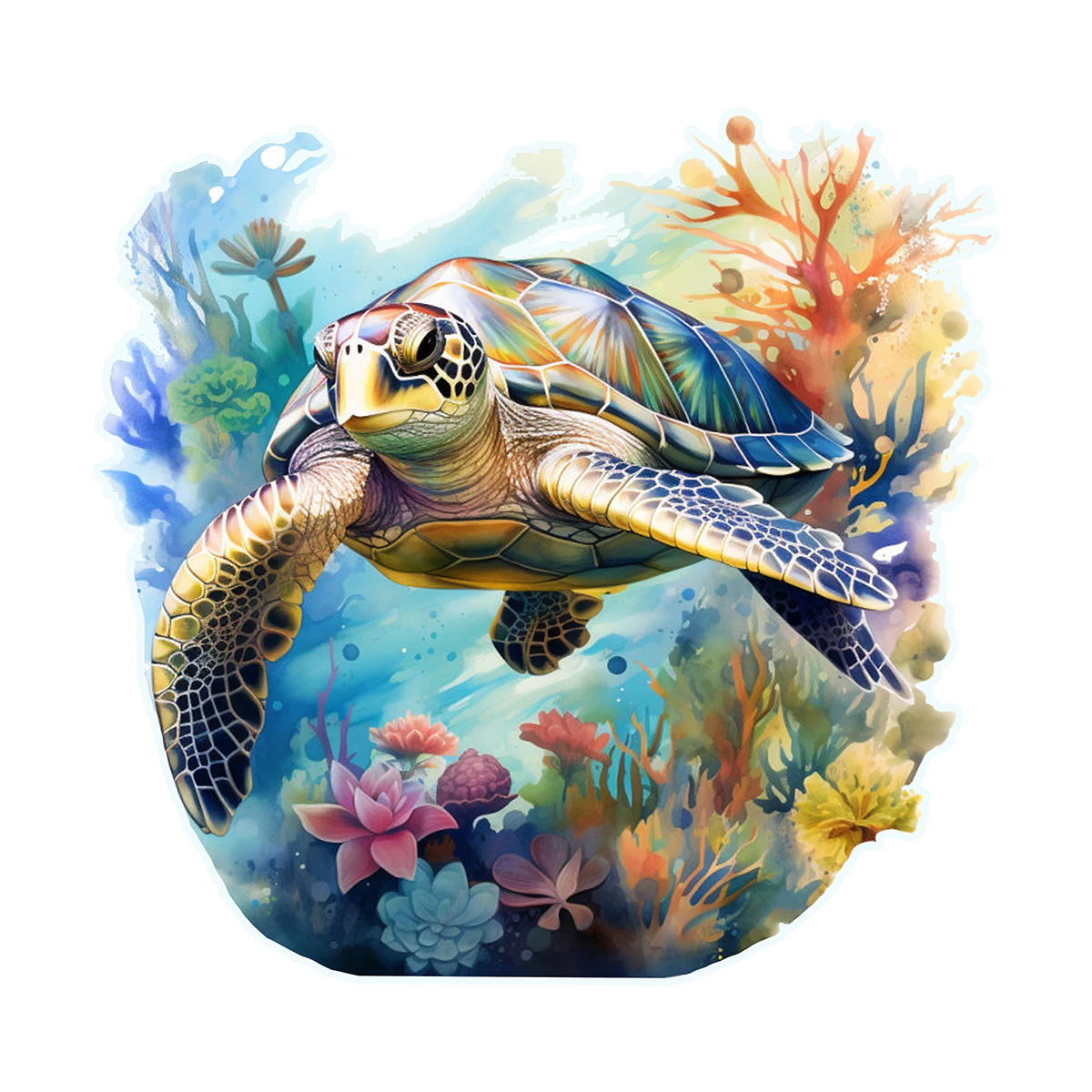 Rubbyoo turtle -2 Wooden Jigsaw Puzzle