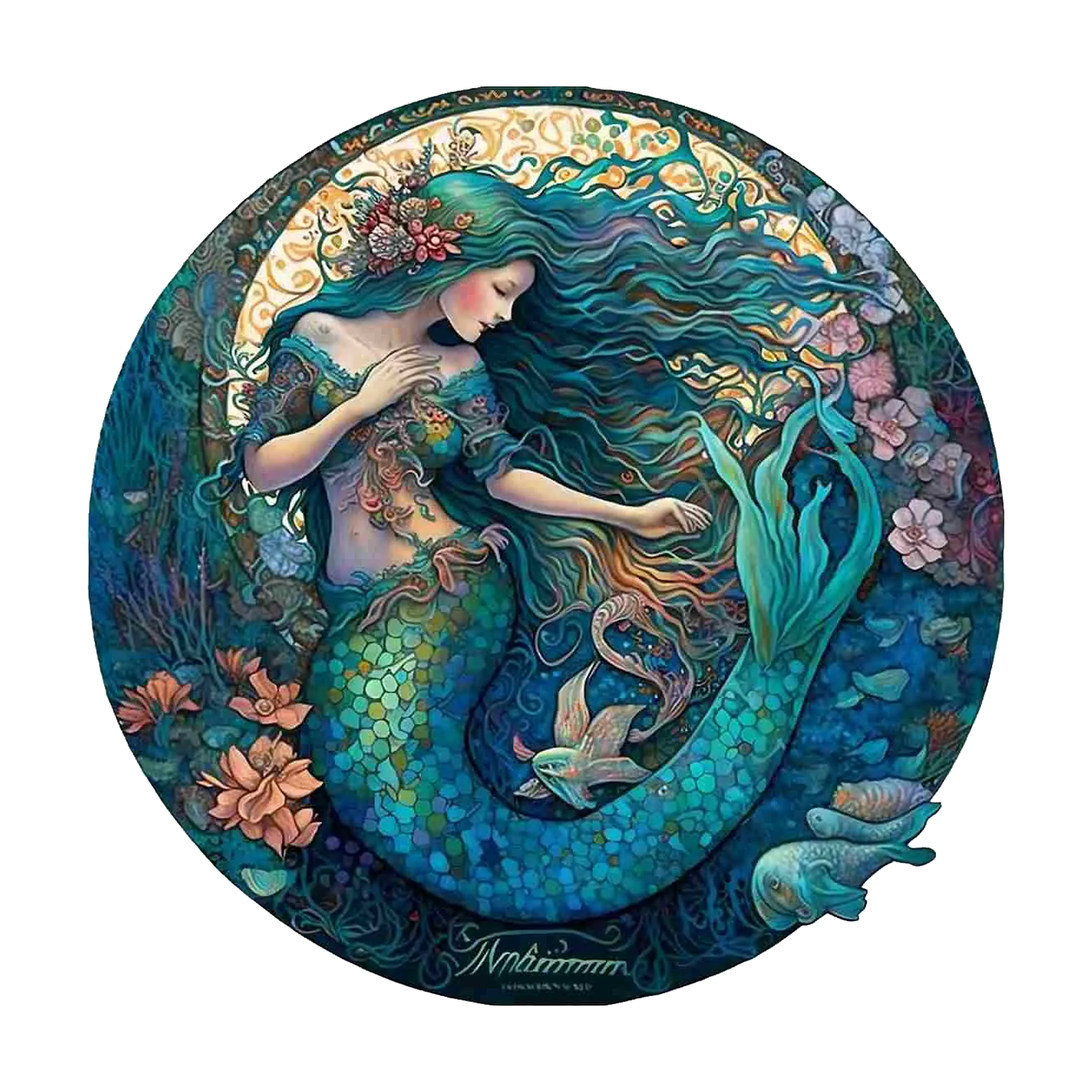 Mermaid - Wooden Jigsaw Puzzle