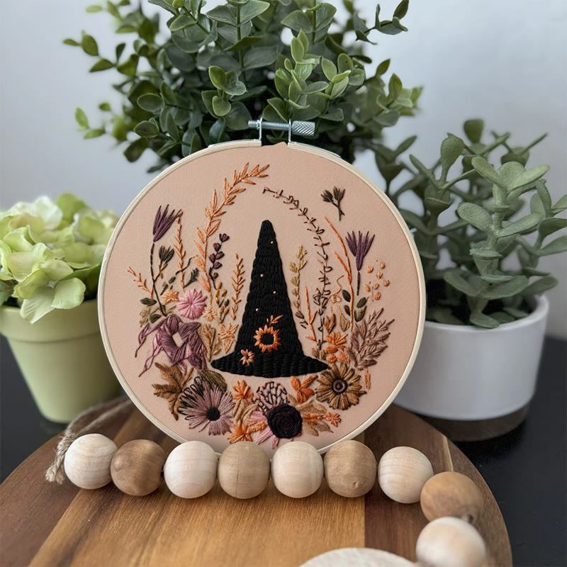 Rubbyoo Embroidery Kit -  Spooky Witch Hat | Perfect Halloween Gifts | Autumn Handmade Craft - image 4