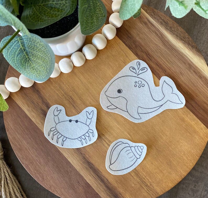 Christmas Stick And Stitch Patterns | Diy Marine Animals Stick | Perfect For Various Cloth Creation  - image 5