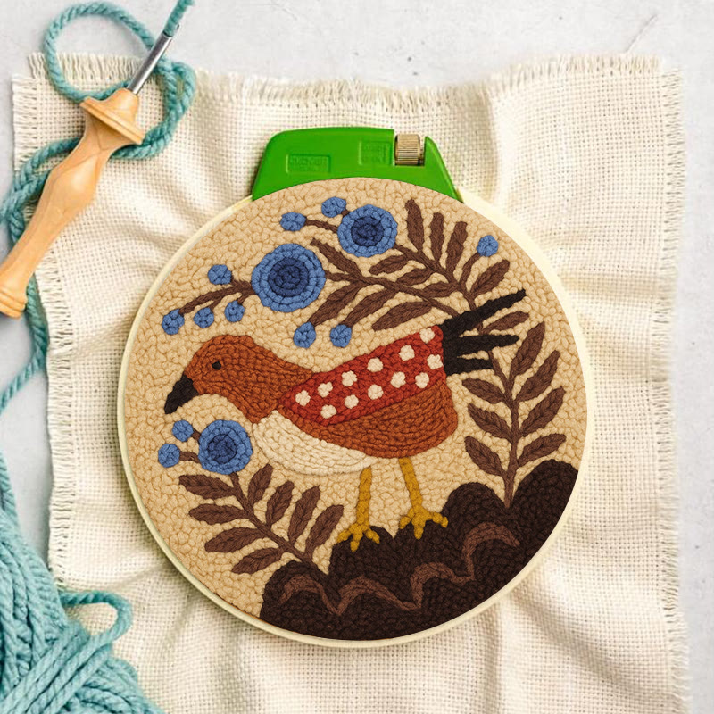Little Turtledove Punch Needle Kit - Unique Bird Art | Perfect Craft For Beginner - image 4