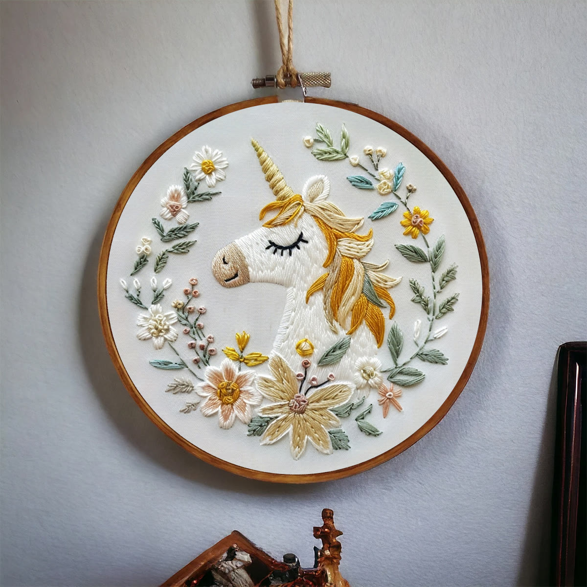 Rubbyoo Embroidery Kit-  Floral Unicorn - image 4