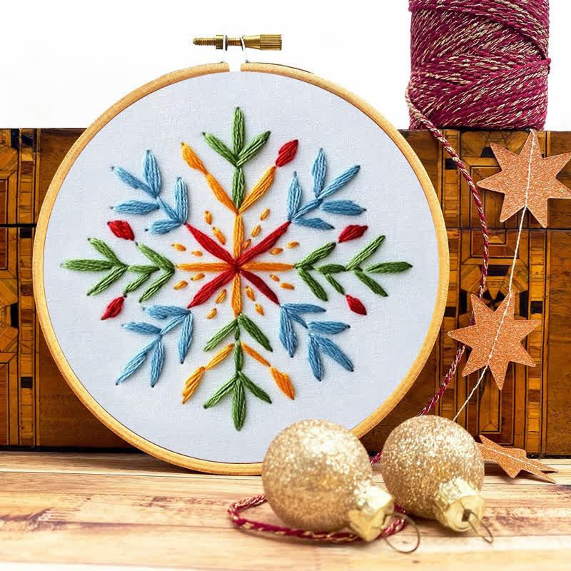 Rubbyoo Embroidery Kit - Festive Snowflake - image 9