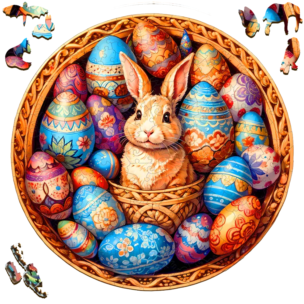Easter Egg - Wooden Jigsaw Puzzle