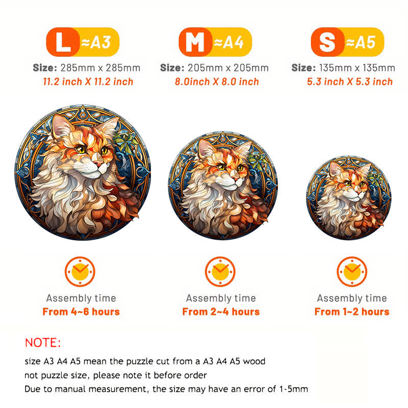 Beautiful Cat -1 Wooden Jigsaw Puzzle