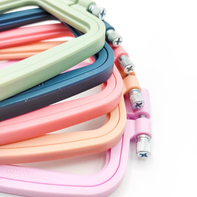 Small Square Embroidery Plastic Hoop - Diy Needle Artcraft Frame | Nice For Small Size Stitch Project  - image 3