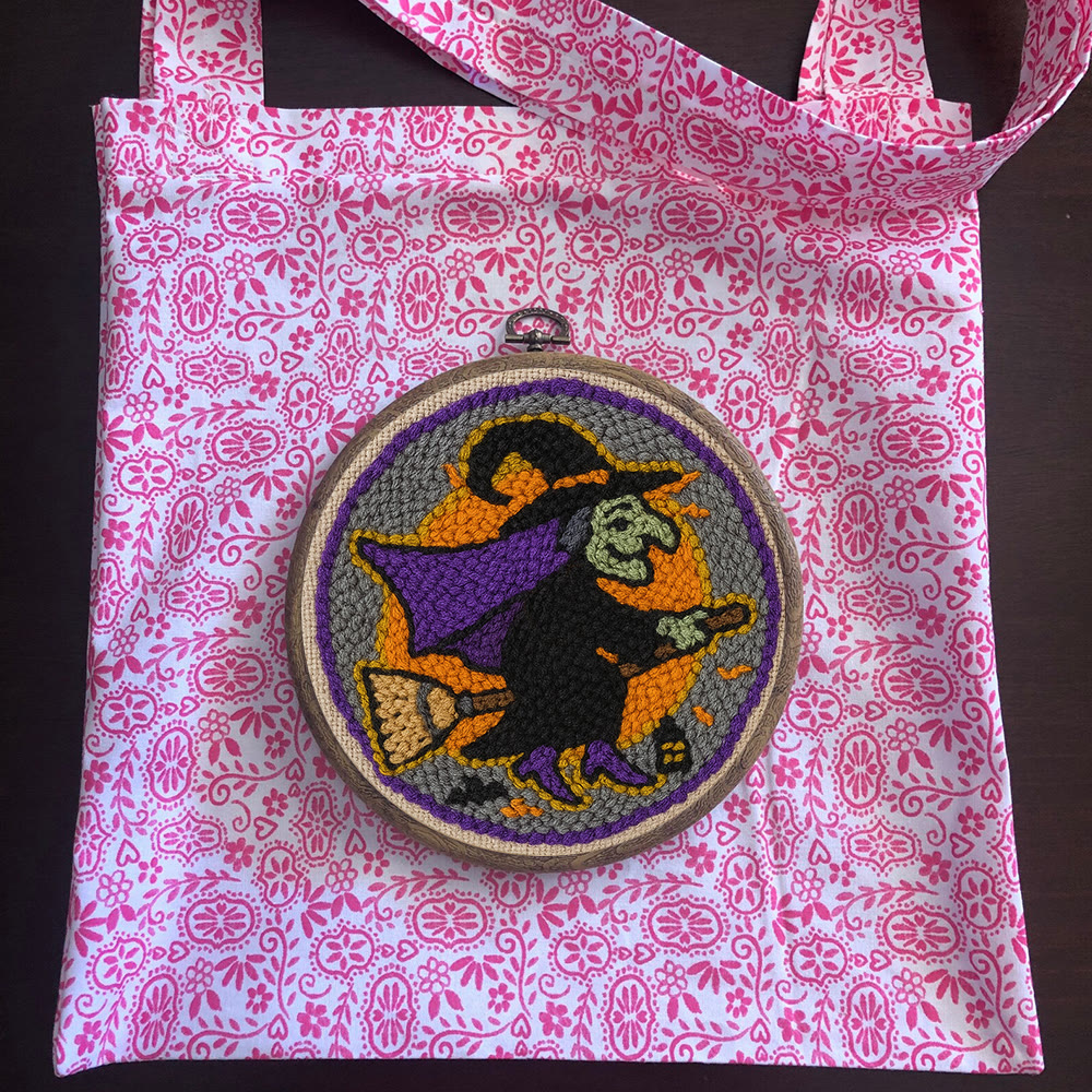 Magic Wizard Punch Needle Kit - Spooky Halloween Gift | Ideal Craft For Home Decor - image 11