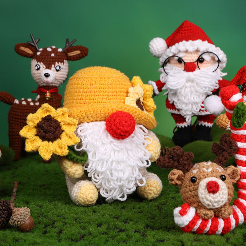 Diy Handmade Christmas Series Crochet Kit - Perfect Holiday Gifts |  Christmas Handicraft For Friends - image 3