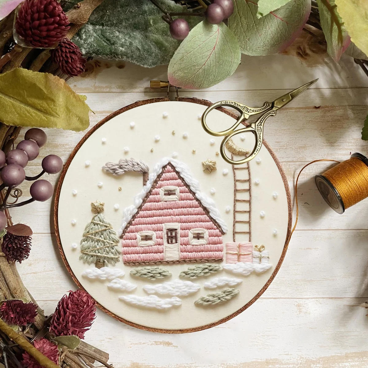 Rubbyoo Embroidery Kit - Christmas Eve | Diy Beginner Project | Christmas Decorative Craft  - image 7