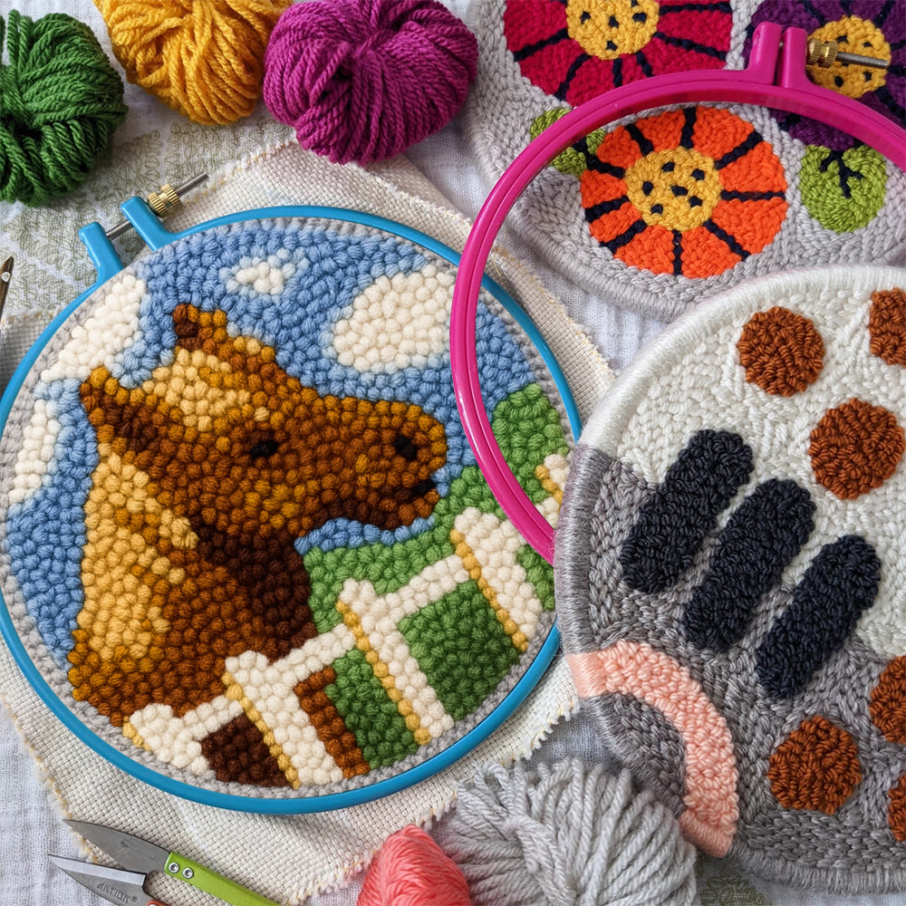 Horse Pasture Punch Needle Kit - Rustic Handcraft Gift |  Artisan-Crafted Art - image 10