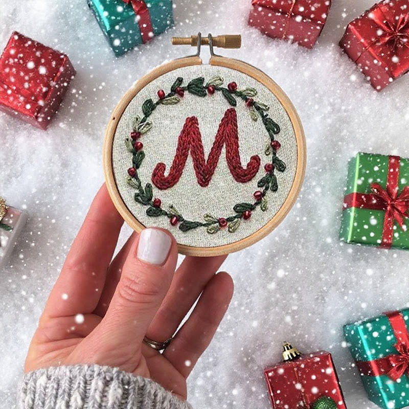  Christmas Alphabet Stick And Stitch Pattern | Perfect For Diy Project | Personalized Christmas Ornaments - image 3