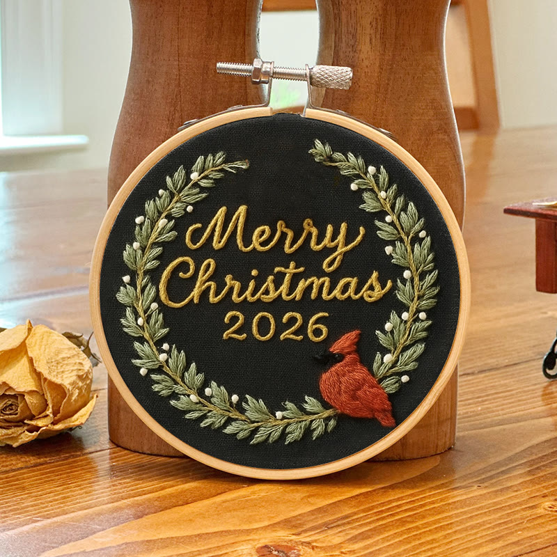 Rubbyoo Embroidery Kit - Marry Christmas Celebration | New Year Handicraft | Festive Hanging Decoration - image 8