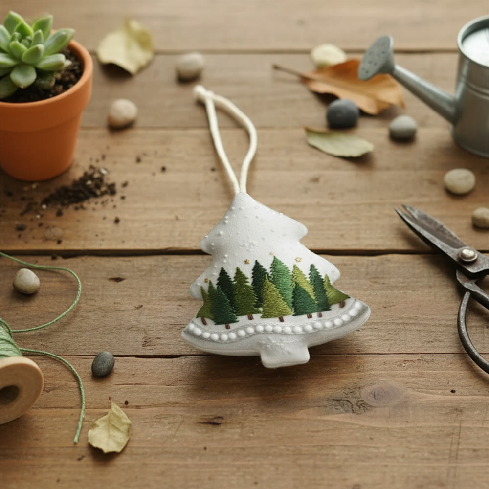 Rubbyoo Tree-shaped Embroidery Kit - Mysterious Forest | Easy Handmade Craft | Perfect Gift Idea  - image 6