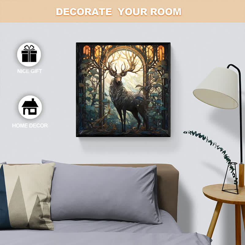 Mysterious Deer - Wooden Jigsaw Puzzle