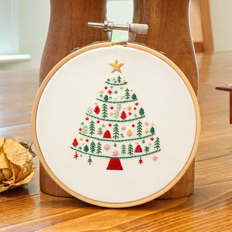 Rubbyoo Embroidery Kit-  Christmas Elements Tree - image 5