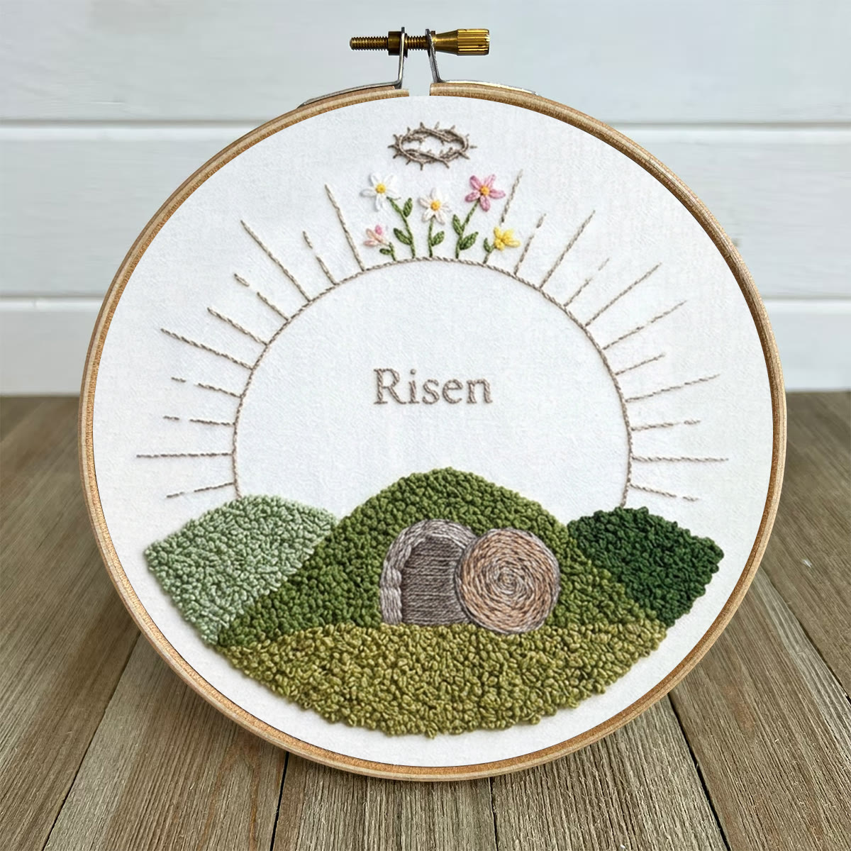 Rubbyoo Embroidery Kit - Christian Easter | Beginner Diy Craft | Handmade Hoop Art - image 8