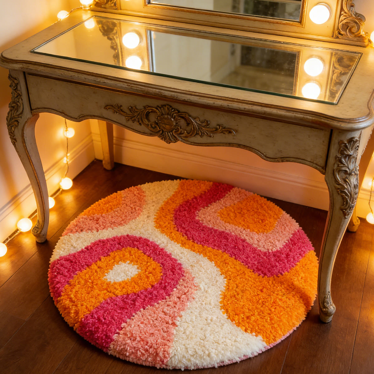 Rubbyoo Latch Hook Rug Kit - Sunset Whirl | Diy Bedroom Decoration | Unique Beginner Craft - image 6