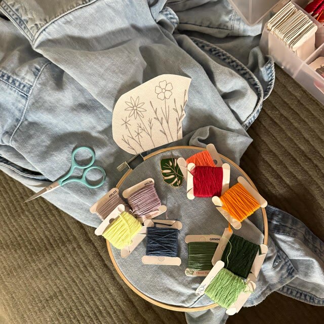 Flower Pocket Stick And Stitch Patterns | Creative Stitch Art |  Diy Floral Applique  - image 4