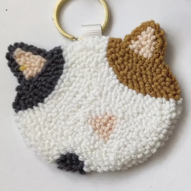 Punch Needle Cat Series Coaster Kits - Cat Lovers Birthday Gift | Diy Fridge Magnets | Perfect For Home Decor - S  - image 17